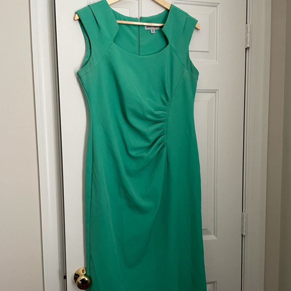Shelby + Palmer teal dress